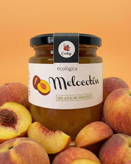 Mermelada Ecológica de Melocotón sin Azúcar - Contigo