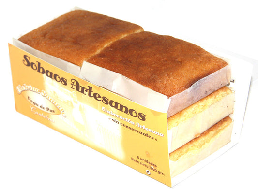 Sobaos Pasiegos Grandes Etelvina (6 uds, 800g)